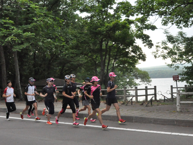 七飯町大沼湖畔周回コース 13.8km